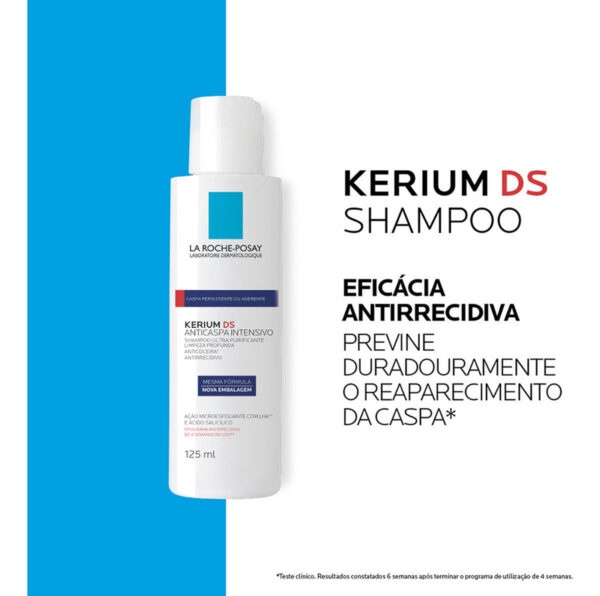 KERIUM DS SHAMPOO ANTICASPA INTENSIVO 125ml - Imagem 5