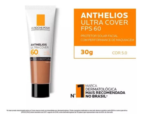 ANTHELIOS ULTRA COVER PROTETOR SOLAR COR 5.0 FPS60 30g - Imagem 3