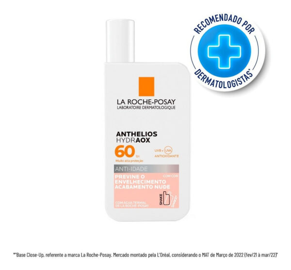 ANTHELIOS HYDRAOX PROTETOR SOLAR ANTI-IDADE FPS60 50ml - Imagem 2