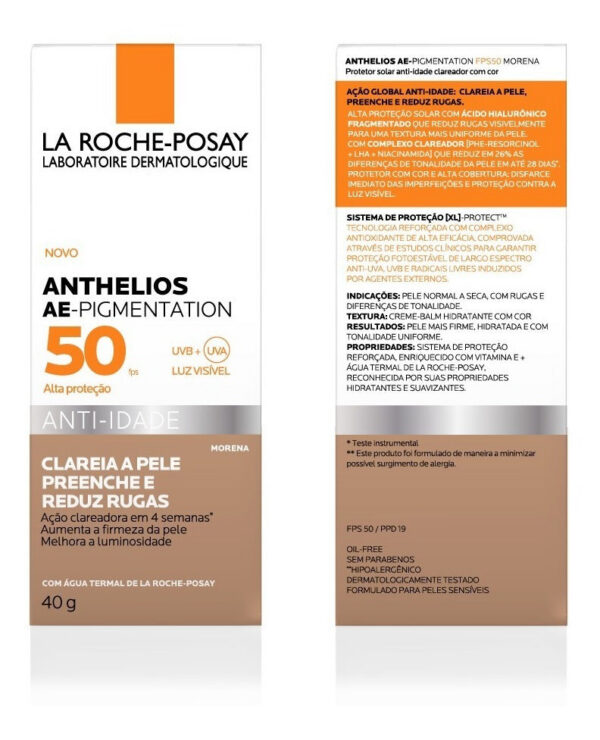 ANTHELIOS PROTETOR SOLAR COR MORENA FPS50 40g - Imagem 3