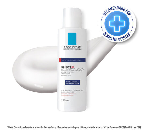 KERIUM DS SHAMPOO ANTICASPA INTENSIVO 125ml - Imagem 3