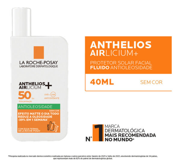 ANTHELIOS AIRLICIUM PROTETOR SOLAR ANTIOLIOSIDADE SEM COR FPS50 40g - Imagem 3