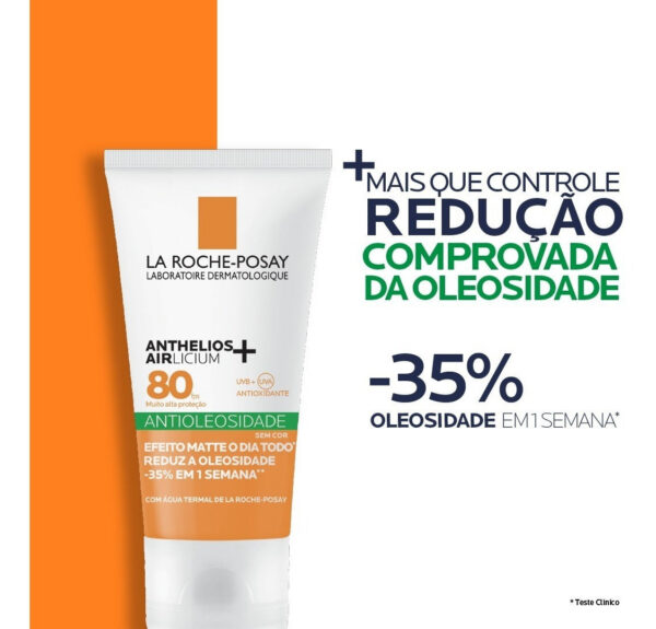 ANTHELIOS AIRLICIUM ANTIOLEOSIDADE SEM COR FPS 80 40g - Imagem 2