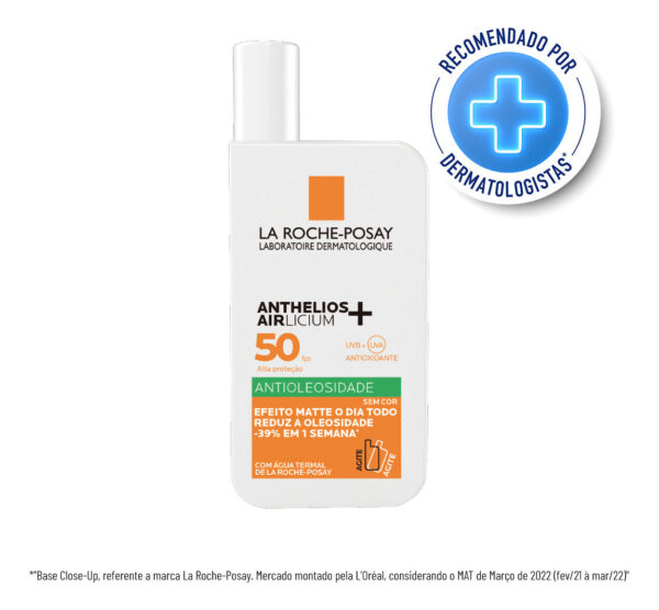 ANTHELIOS AIRLICIUM PROTETOR SOLAR ANTIOLIOSIDADE SEM COR FPS50 40g - Imagem 2