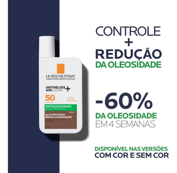 ANTHELIOS AIRLICIUM PROTETOR SOLAR ANTIOLIOSIDADE COR 6.0 FPS50 40g - Imagem 3