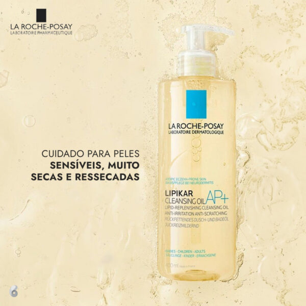 LIPIKAR CLEANSING OIL AP+ 400ml - Imagem 2