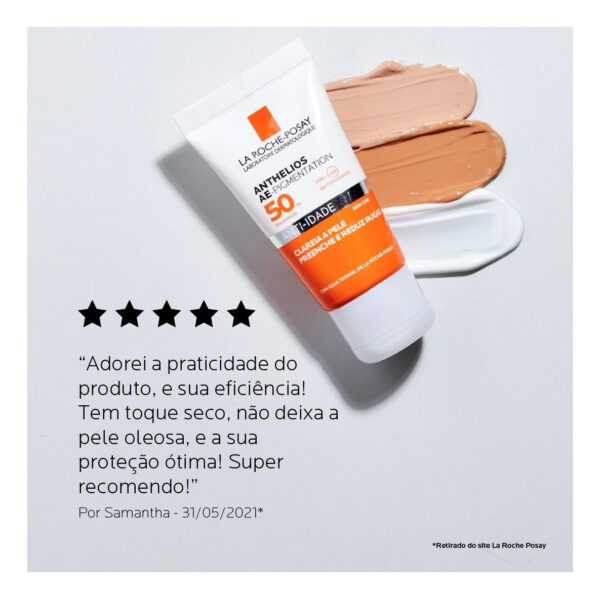 ANTHELIOS PROTETOR SOLAR COR CLARA FPS50 40g - Imagem 6