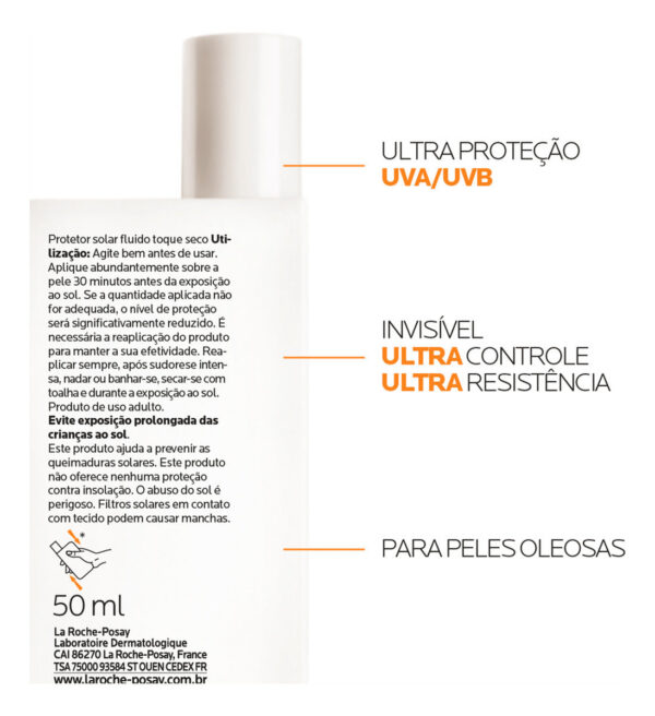 ANTHELIOS AIRLICIUM PROTETOR SOLAR UV MUNE 400 OIL SEM COR FPS50 40g - Imagem 2