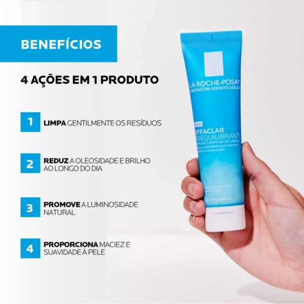 EFFACLAR REEQUILIBRANTE ESPUMA DE LIMPEZA - Imagem 4
