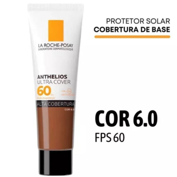 ANTHELIOS ULTRA COVER PROTETOR SOLAR COR 6.0 FPS60 30g - Imagem 4