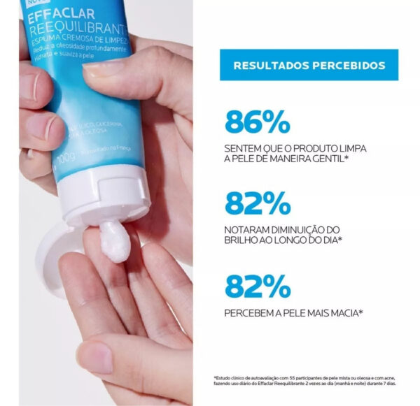 EFFACLAR REEQUILIBRANTE ESPUMA DE LIMPEZA - Imagem 7