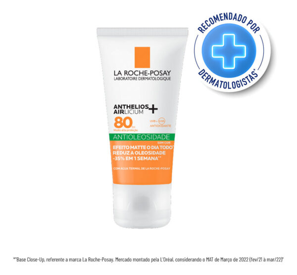 ANTHELIOS AIRLICIUM ANTIOLEOSIDADE SEM COR FPS 80 40g - Imagem 3