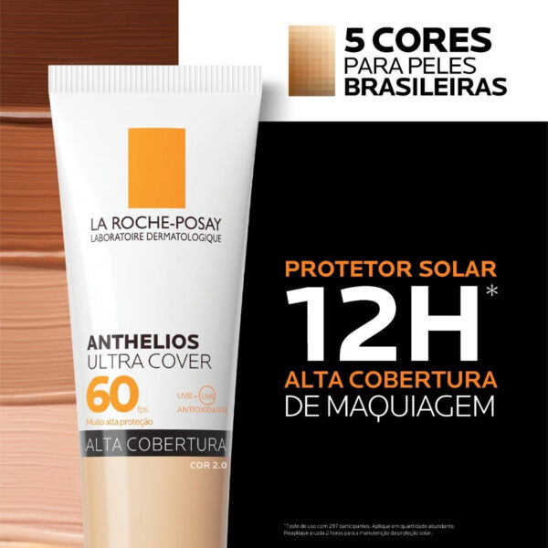 ANTHELIOS ULTRA COVER PROTETOR SOLAR COR 2.0 FPS60 30g - Imagem 3