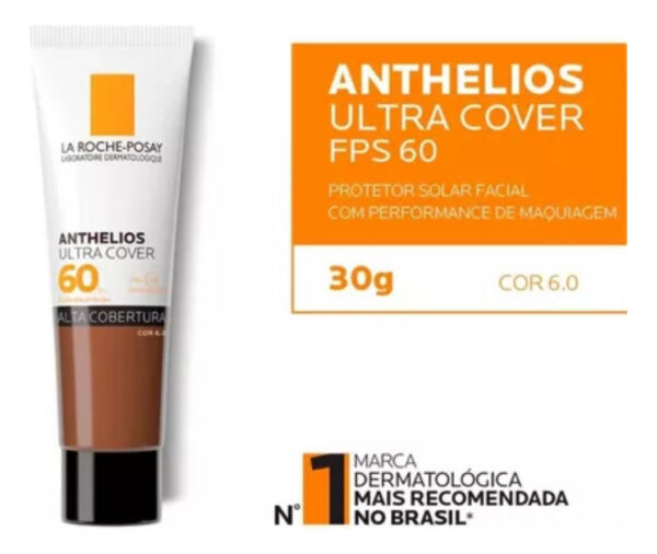 ANTHELIOS ULTRA COVER PROTETOR SOLAR COR 6.0 FPS60 30g - Imagem 3