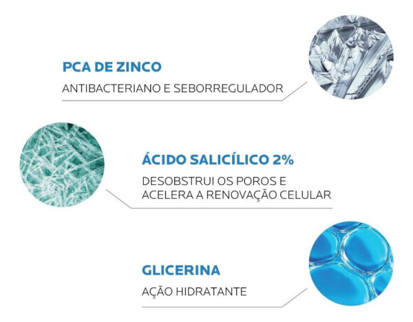 EFFACLAR ALTA TOLERÂNCIA SABONETE FACIAL CONCENTRADO PARA PELE OLEOSA E ACNEICA EM BARRA 70g - Imagem 5