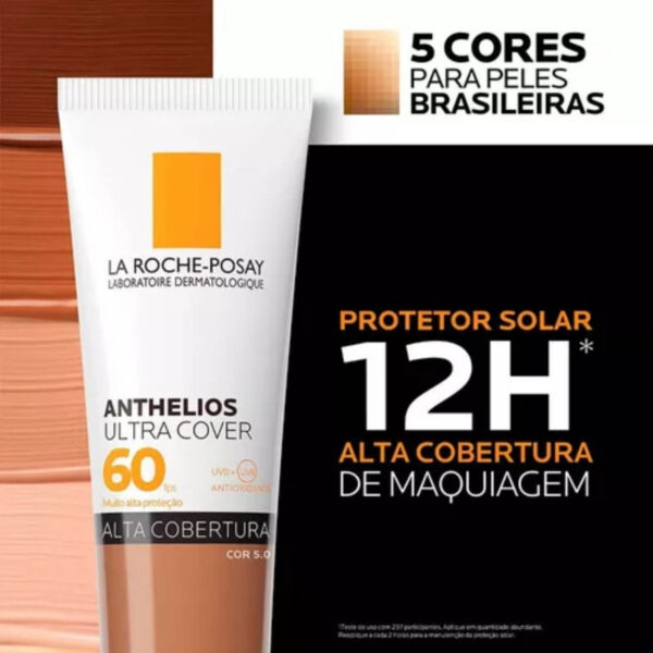 ANTHELIOS ULTRA COVER PROTETOR SOLAR COR 5.0 FPS60 30g - Imagem 6