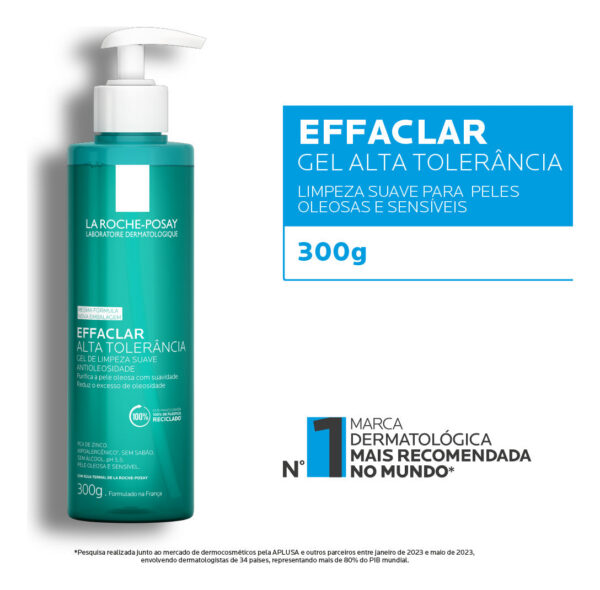 EFFACLAR GEL FACIAL ALTA TOLERÂNCIA 300g - Imagem 2
