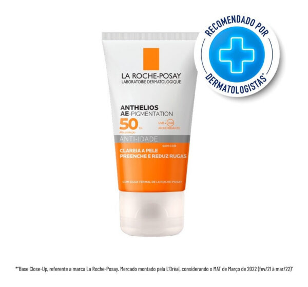 ANTHELIOS PROTETOR SOLAR FACIAL ANTI-IDADE SEM COR FPS50 40g - Imagem 2