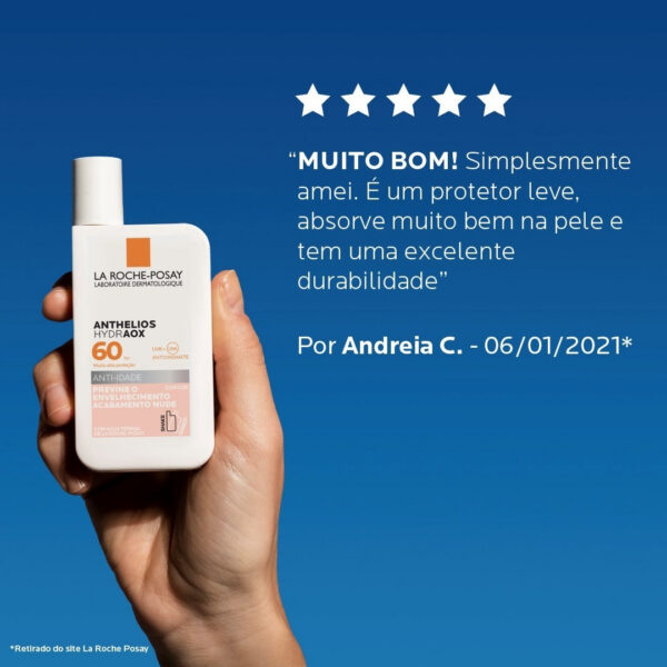 ANTHELIOS HYDRAOX PROTETOR SOLAR ANTI-IDADE FPS60 50ml - Imagem 9