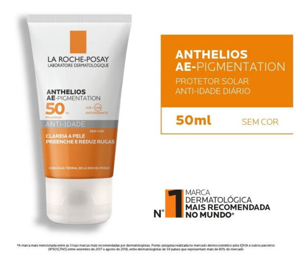 ANTHELIOS PROTETOR SOLAR FACIAL ANTI-IDADE SEM COR FPS50 40g - Imagem 4