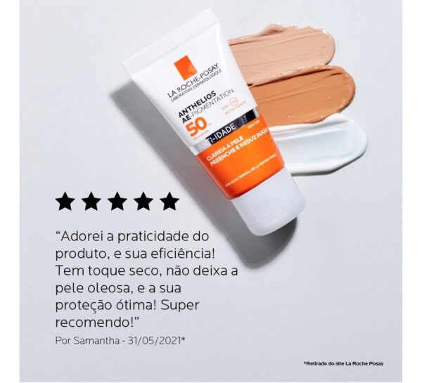 ANTHELIOS PROTETOR SOLAR COR MORENA FPS50 40g - Imagem 5