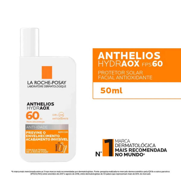 COMPRE 1 LEVE 3 - La Roche-Posay Anthelios Hydraox FPS60 - Protetor Solar 50ml - Imagem 4