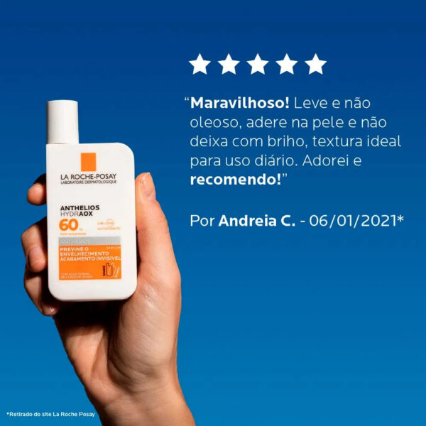 COMPRE 1 LEVE 3 - La Roche-Posay Anthelios Hydraox FPS60 - Protetor Solar 50ml - Imagem 7